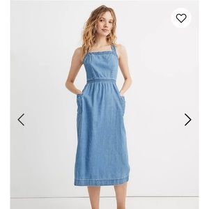 Madewell Denim apron dress